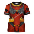 MahaloHomies Unisex T-shirt Pre-Heresy Blood Angels in Mark IV Maximus Power Armor 3D Costumes