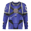 MahaloHomies Unisex Sweatshirt Pre-Heresy Ultramarines in Mark IV Maximus Power Armor 3D Costumes