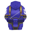 MahaloHomies Unisex Zip Hoodie Ultramarines In Mark III Power Armor 3D Costumes