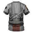 MahaloHomies Unisex T-shirt Grey Knights Captain 3D Costumes