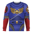 MahaloHomies Unisex Sweatshirt Terminator Armor Crimson Fists 3D Costumes