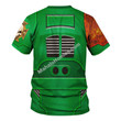 MahaloHomies Unisex T-shirt Terminator Armor Salamanders 3D Costumes