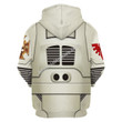 MahaloHomies Unisex Zip Hoodie Terminator Armor Blood Angels 3D Costumes