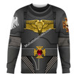 MahaloHomies Unisex Sweatshirt Raven Guard Indomitus Pattern Terminator Armor 3D Costumes