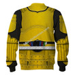 MahaloHomies Sweatshirt C-3PO Samurai 3D Costumes