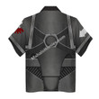 MahaloHomies Unisex Hawaiian Shirt Pre-Heresy Dark Angels in Mark IV Maximus Power Armour 3D Costumes