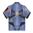 MahaloHomies Unisex Hawaiian Shirt Pre-Heresy Space Wolves in Mark IV Maximus Power Armor 3D Costumes