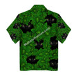 Mahalohomies Hawaiian Shirt Black Cats 3D Apparel
