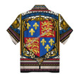 Mahalohomies Hawaiian Shirt Henry V of England Stained Glass 3D Apparel