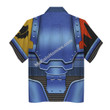 MahaloHomies Unisex Hawaiian Shirt Space Wolves in Mark III Power Armor 3D Costumes