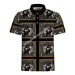Mahalohomies Hawaiian Shirt Charles Bukowski Don't Try, Black And Gold 3D Apparel