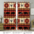 Native American Pattern Window Curtains Version 3