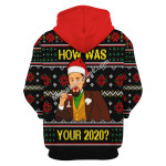 Merry Christmas Mahalohomies Unisex Christmas Sweater How Was Your 2020 3D Apparel