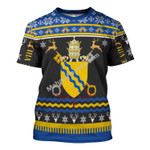 Mahalohomies Unisex Christmas Sweater Pope Boniface VIII Coat of Arms 3D Apparel