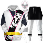 MahaloHomies Unisex Tracksuit Hoodies White Power Rangers Ninja Steel 3D Costumes