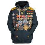 Mahalohomies Tracksuit Hoodies Pullover Sweatshirt Georgy Zhukov Soviet General and Marshal Of The Soviet Historical 3D Apparel