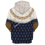 Mahalohomies Tracksuit Hoodies Pullover Sweatshirt Louis XIV of France Historical 3D Apparel