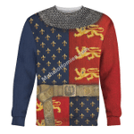 Mahalohomies Tracksuit Hoodies Pullover Sweatshirt Henry V of England Historical 3D Apparel