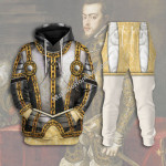 Mahalohomies Tracksuit Hoodies Pullover Sweatshirt Phillip II of Spain Historical 3D Apparel
