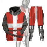 Mahalohomies Tracksuit Hoodies Pullover Sweatshirt Knight Hospitaller Historical 3D Apparel