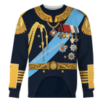 Mahalohomies Tracksuit Hoodies Pullover Sweatshirt Nicholas II of Russia Historical 3D Apparel