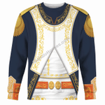 Mahalohomies Tracksuit Hoodies Pullover Sweatshirt Joachim-Napoleon Mura Historical 3D Apparel