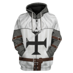 Mahalohomies Tracksuit Hoodies Pullover Sweatshirt Teutonic Order Knight Historical 3D Apparel