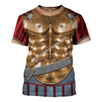 Mahalohomies Tracksuit Hoodies Pullover Sweatshirt Spartan Hoplite Armour Historical 3D Apparel