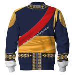 Mahalohomies Tracksuit Hoodies Pullover Sweatshirt Louis Nicolas d'Avout Historical 3D Apparel