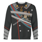 Mahalohomies Tracksuit Hoodies Pullover Sweatshirt King Umberto I of Italy Historical 3D Apparel