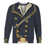 Mahalohomies Tracksuit Hoodies Pullover Sweatshirt Marquis de Lafayette Historical 3D Apparel