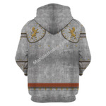 Mahalohomies Tracksuit Hoodies Pullover Sweatshirt Medieval Suit of Armor Historical 3D Apparel