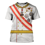 Mahalohomies Tracksuit Hoodies Pullover Sweatshirt Emperor Franz Joseph I Historical 3D Apparel