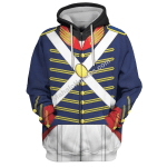 Mahalohomies Tracksuit Hoodies Pullover Sweatshirt War of 1812 (1812-1815) US Army Historical 3D Apparel