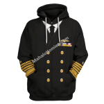 Mahalohomies Tracksuit Hoodies Pullover Sweatshirt US Navy Fleet Admiral Chester W. Nimitz  Historical 3D Apparel
