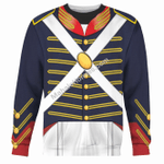 Mahalohomies Tracksuit Hoodies Pullover Sweatshirt War of 1812 (1812-1815) US Army Historical 3D Apparel