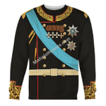 Mahalohomies Tracksuit Hoodies Pullover Sweatshirt Alexander II of Russia Historical 3D Apparel
