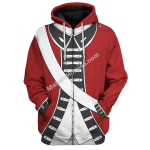Mahalohomies Tracksuit Hoodies Pullover Sweatshirt Loyalist Redcoat American Revolutionary War Historical 3D Apparel