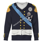 Mahalohomies Tracksuit Hoodies Pullover Sweatshirt Louis XVIII Of France Historical 3D Apparel