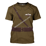 Mahalohomies Tracksuit Hoodies Pullover Sweatshirt WWI British Royal Flying Corps  Historical 3D Apparel