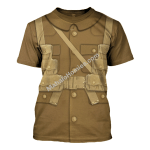Mahalohomies Tracksuit Hoodies Pullover Sweatshirt World War I British Soldiers Historical 3D Apparel