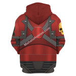 MahaloHomies Unisex Tracksuit Hoodies Red Corsairs Warband Colour Scheme 3D Costumes