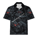 MahaloHomies Unisex Tops Samurai Dragon 3D Costumes