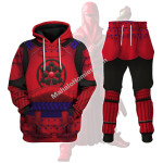 MahaloHomies Tracksuit Ashigaru Red Akazonae Koyal Guard 3D Costumes
