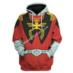 Char Aznable Mobile Suit Gundam Hoodies Pullover Sweatshirt Tracksuit
