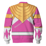 Pink Ranger Dragon Shield Hoodies Sweatshirt T-shirt Hawaiian Tracksuit