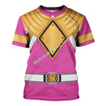 Pink Ranger Dragon Shield Hoodies Sweatshirt T-shirt Hawaiian Tracksuit