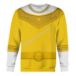 Yellow Power Rangers Zeo Hoodies Sweatshirt T-shirt Hawaiian Tracksuit