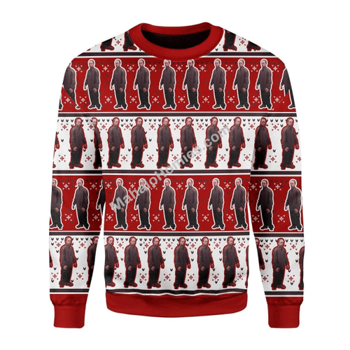 Merry Christmas Mahalohomies Unisex Christmas Sweater Robert Pattinson Meme Kitchen 3D Apparel