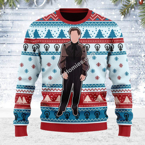 Merry Christmas Mahalohomies Unisex Ugly Christmas Sweater Harry In Dress 3D Apparel